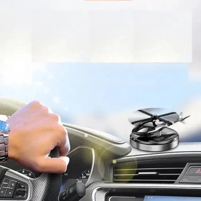 Désodorisant De Voiture Hélicoptère À Énergie Solaire thumbnail 2