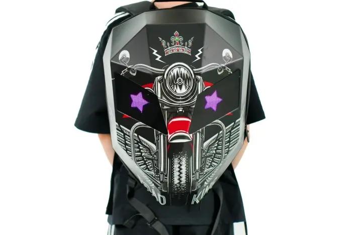Sac À Dos LED Moto Et Urbain Compatible Laptop 15 Pouces thumbnail 10