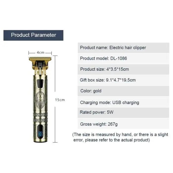 Tondeuse À Cheveux En Métal Rechargeable DL-1086 thumbnail 6