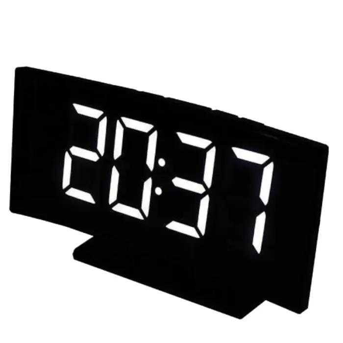 Horloge Électronique De Bureau DS-3621L-2 Avec Écran Incurvé, Affichage De L’Heure, Date, Température Et Réveil thumbnail 2