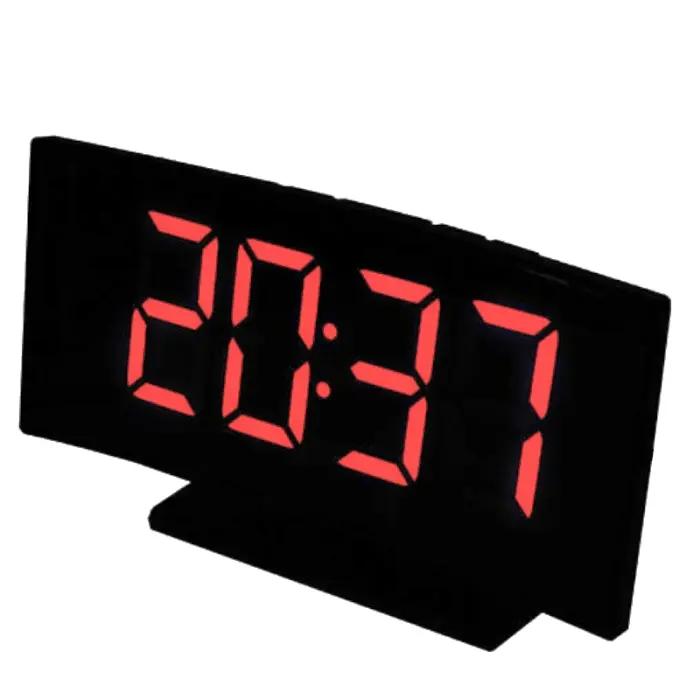 Horloge Électronique De Bureau DS-3621L-2 Avec Écran Incurvé, Affichage De L’Heure, Date, Température Et Réveil thumbnail 4