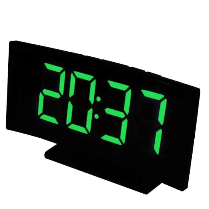 Horloge Électronique De Bureau DS-3621L-2 Avec Écran Incurvé, Affichage De L’Heure, Date, Température Et Réveil thumbnail 5