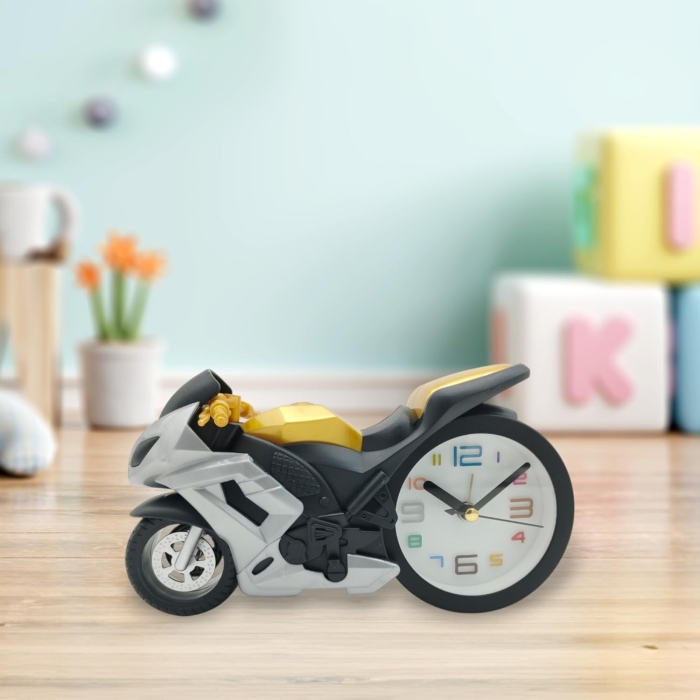 Réveil Moto Enfant – Réveil Créatif Et Ludique Avec Alarme Pour Chambre Et Bureau thumbnail 3