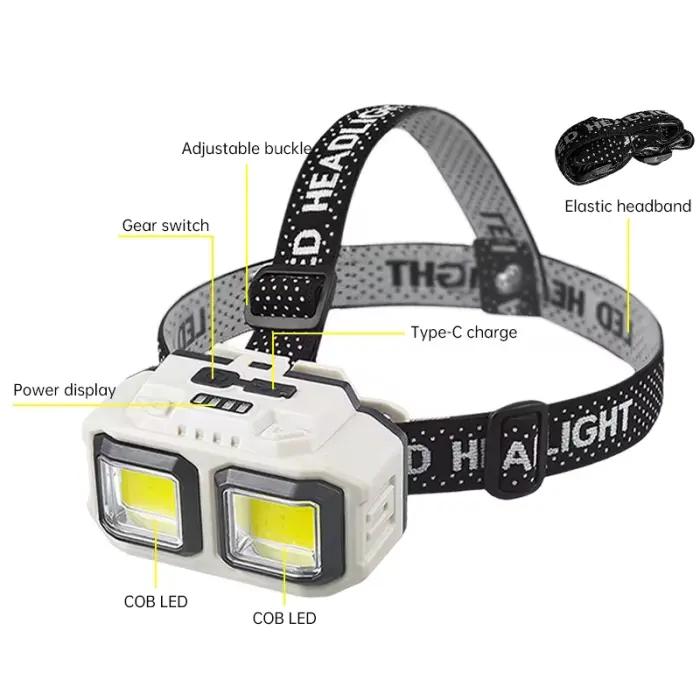 Lampe Frontale LED COB HX-816 thumbnail 8