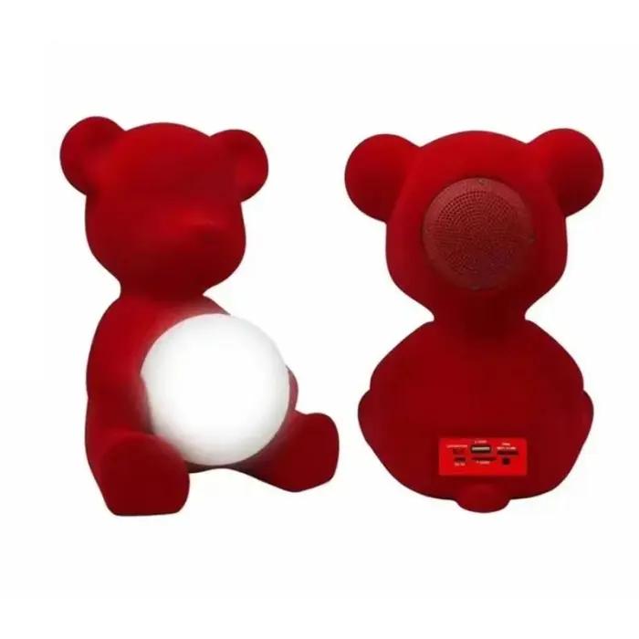 Veilleuse LED Décorative En Forme D’Ours Avec Haut-Parleur Bluetooth Hi-Fi Speaker CH-M267 thumbnail 3