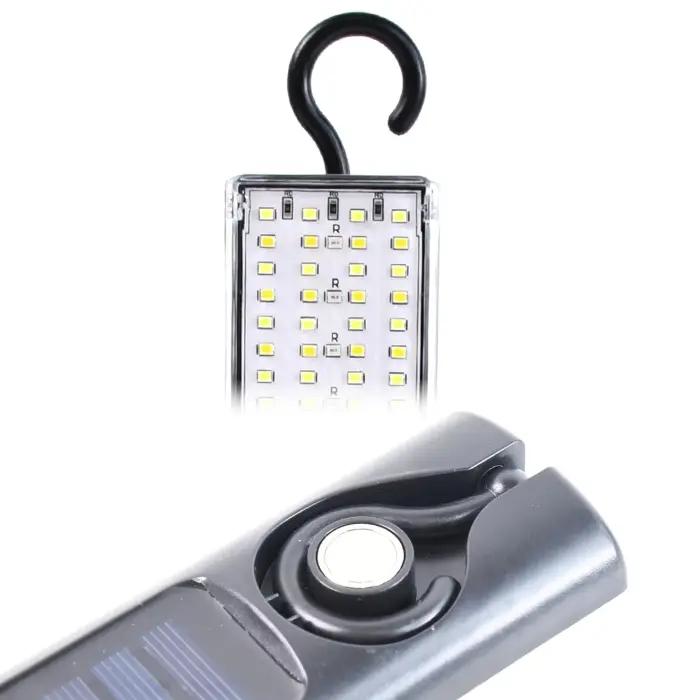 Lampe LED D’Urgence Rechargeable Solaire 100W Étanche IP66 thumbnail 2
