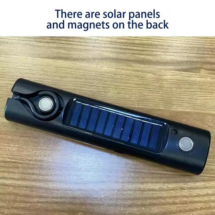 Lampe LED D’Urgence Rechargeable Solaire 100W Étanche IP66 thumbnail 4