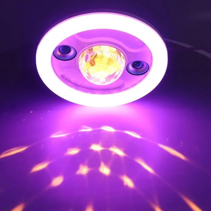 Lampe LED Bluetooth Musicale 48W E27 Avec Télécommande – Éclairage RGB Intelligent Pour Soirées Et Maison thumbnail 3
