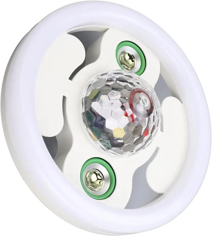 Lampe LED Bluetooth Musicale 48W E27 Avec Télécommande – Éclairage RGB Intelligent Pour Soirées Et Maison thumbnail 14