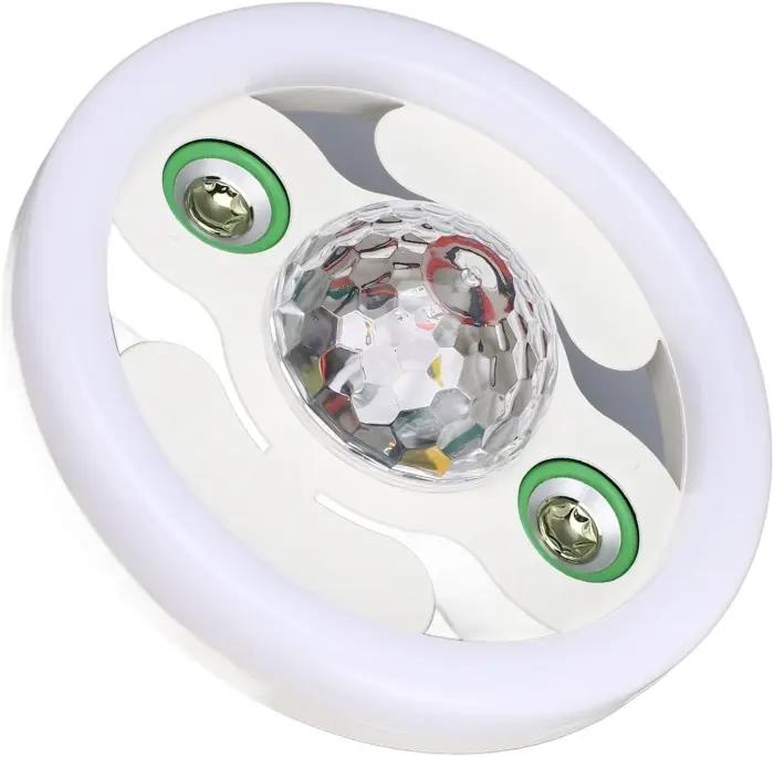 Lampe LED Bluetooth Musicale 48W E27 Avec Télécommande – Éclairage RGB Intelligent Pour Soirées Et Maison thumbnail 16
