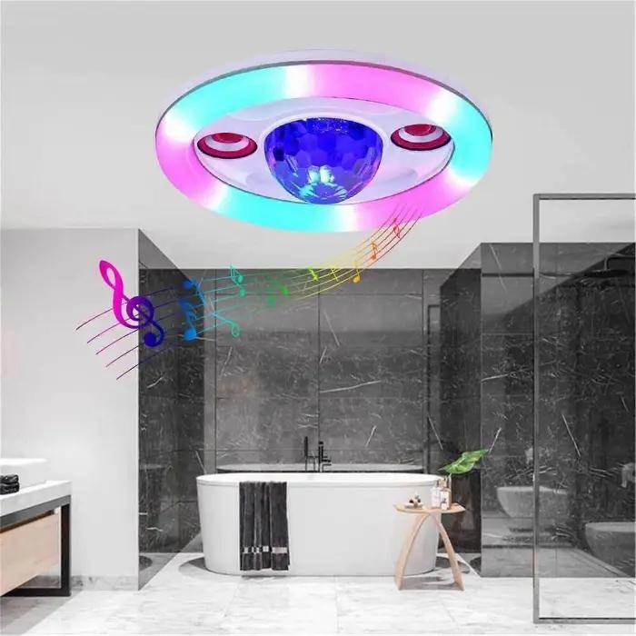 Lampe LED Bluetooth Musicale 48W E27 Avec Télécommande – Éclairage RGB Intelligent Pour Soirées Et Maison thumbnail 17