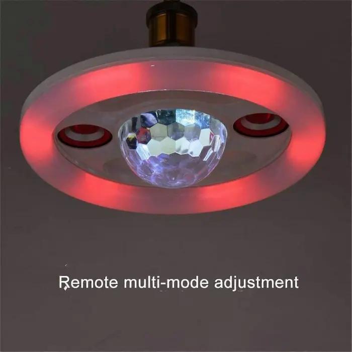Lampe LED Bluetooth Musicale 48W E27 Avec Télécommande – Éclairage RGB Intelligent Pour Soirées Et Maison thumbnail 18