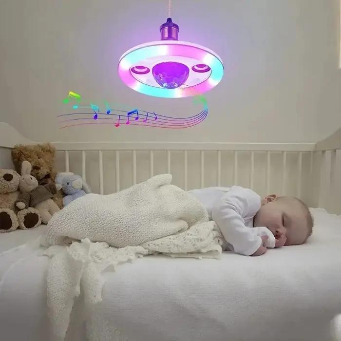Lampe LED Bluetooth Musicale 48W E27 Avec Télécommande – Éclairage RGB Intelligent Pour Soirées Et Maison thumbnail 19
