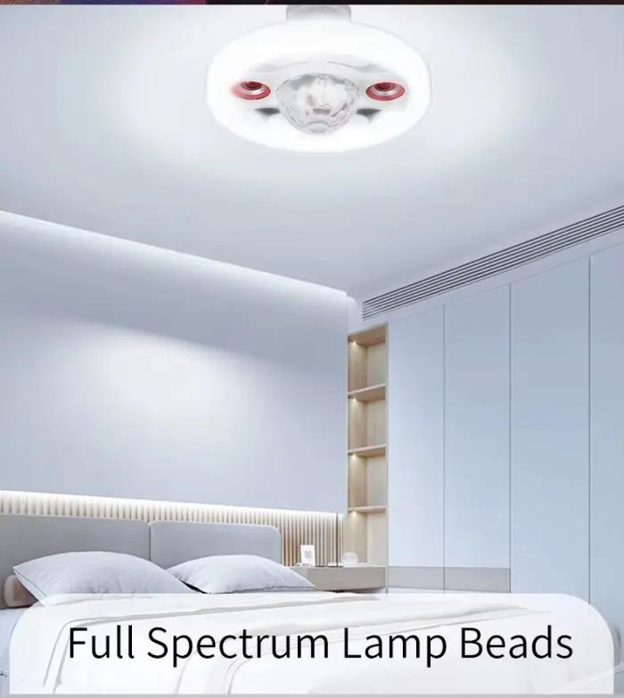 Lampe LED Bluetooth Musicale 48W E27 Avec Télécommande – Éclairage RGB Intelligent Pour Soirées Et Maison thumbnail 23