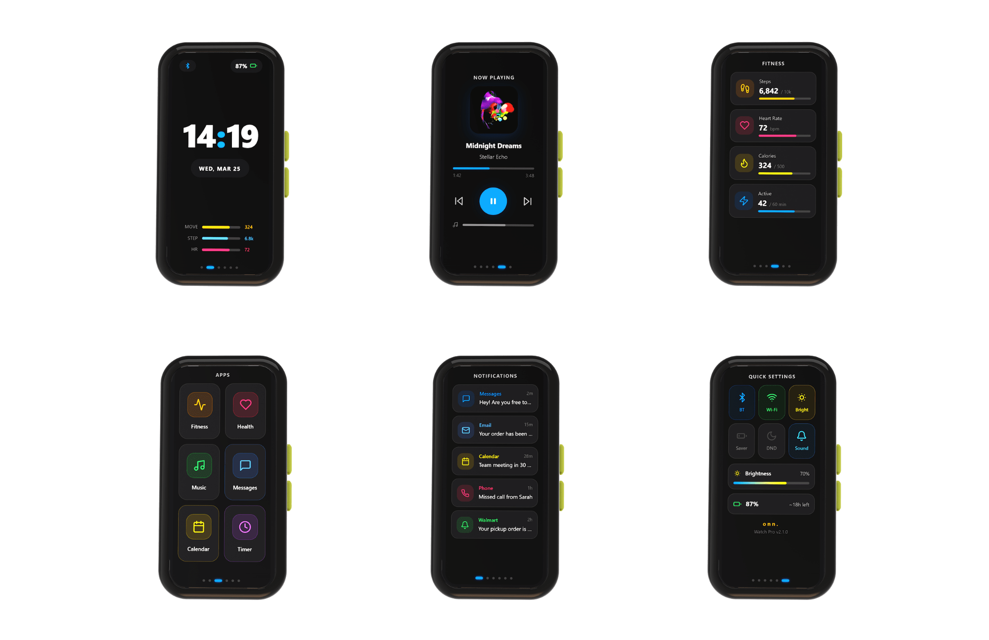 onn. Smart Fitness Watch