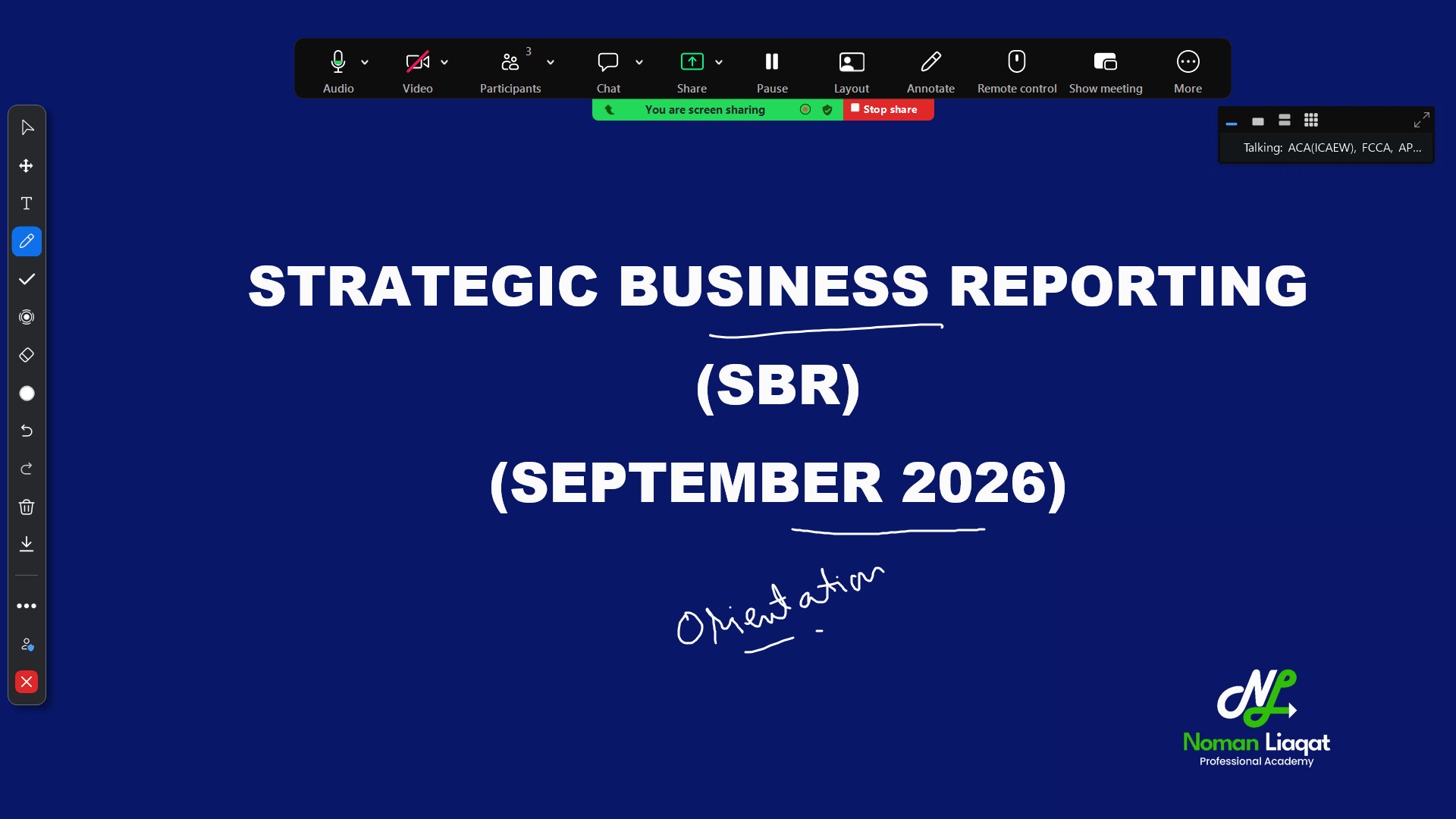Strategic Business Reporting (SBR)-September 2026