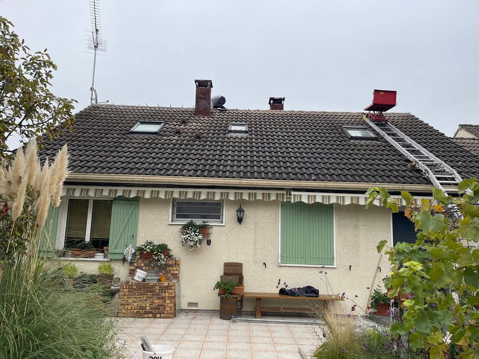 Toiture avant rénovation - Claye-Souilly (77)