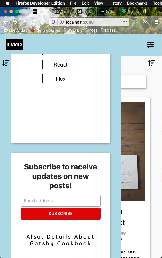 Mobile view