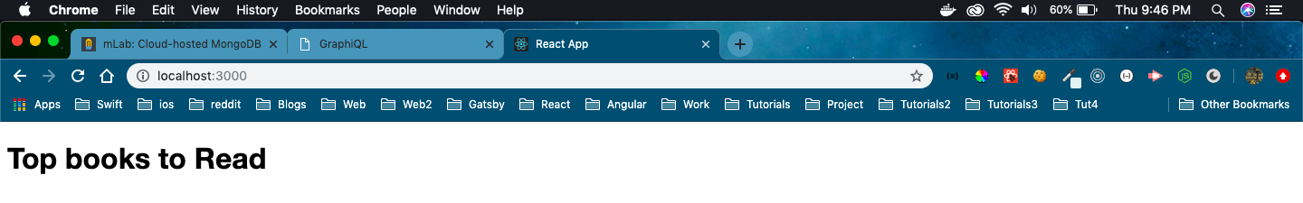 Our React app
