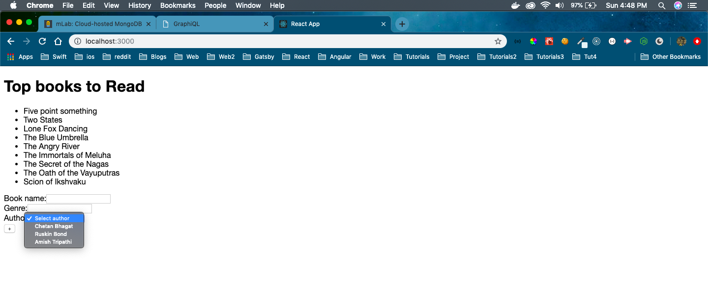 Author DropDown