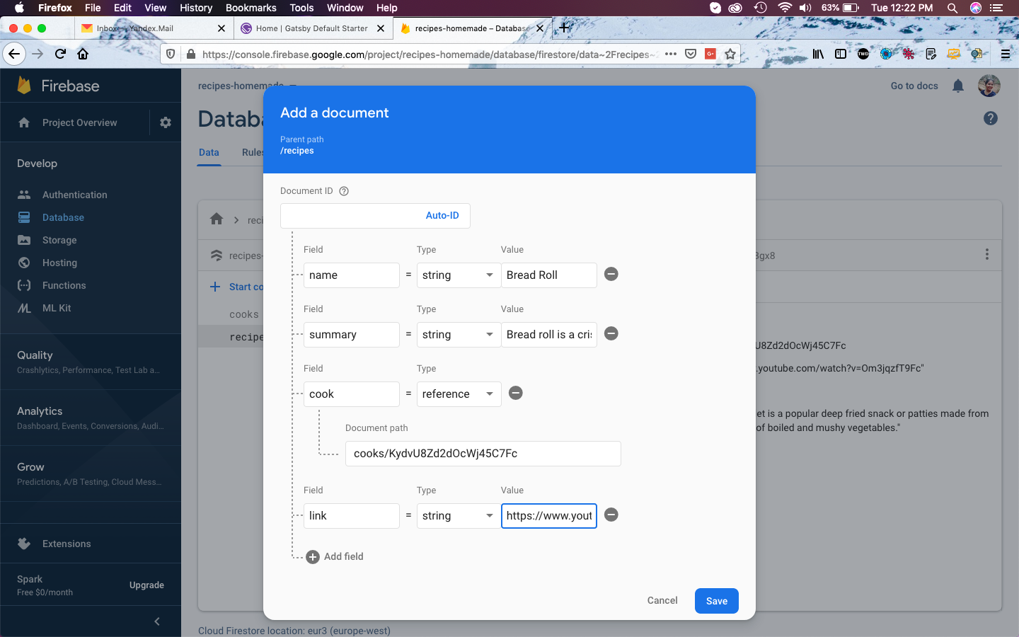 Add document
