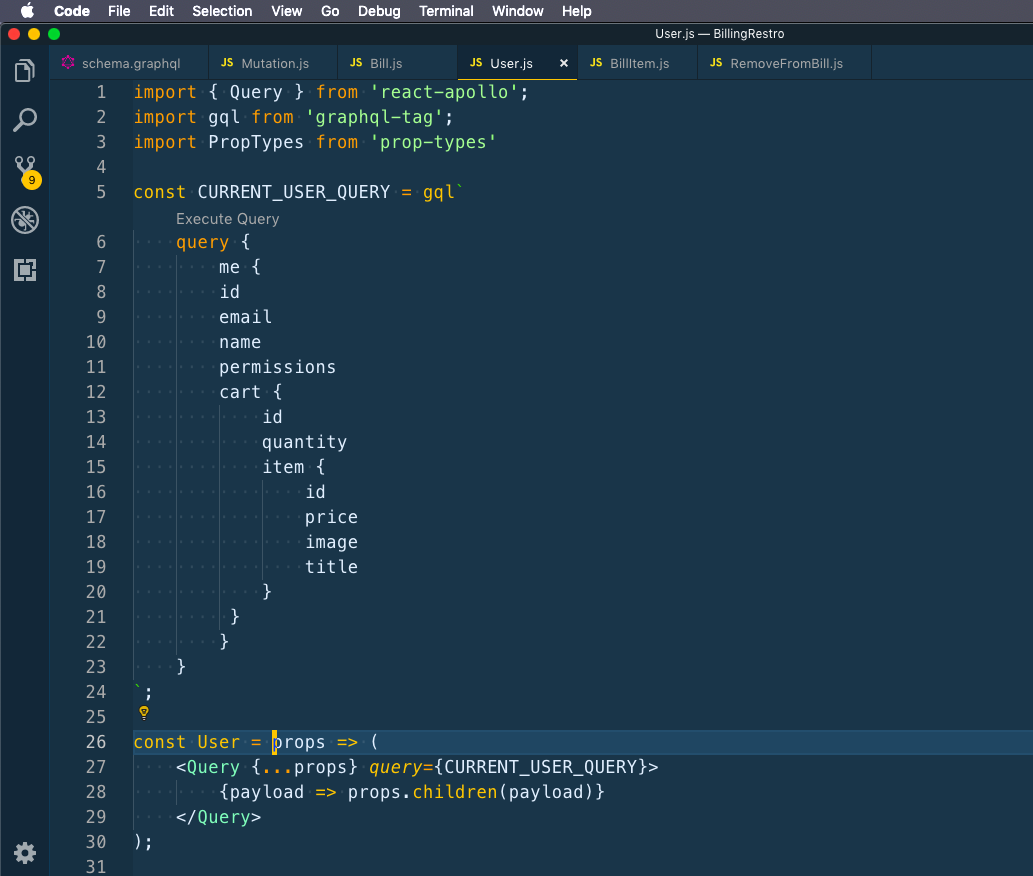 User component