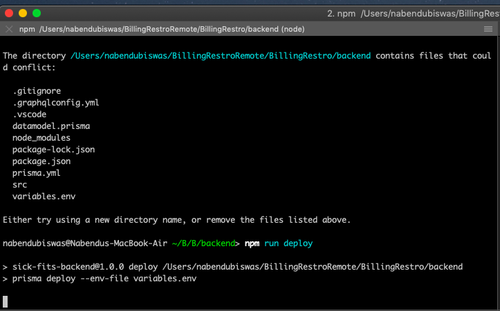 npm run deploy