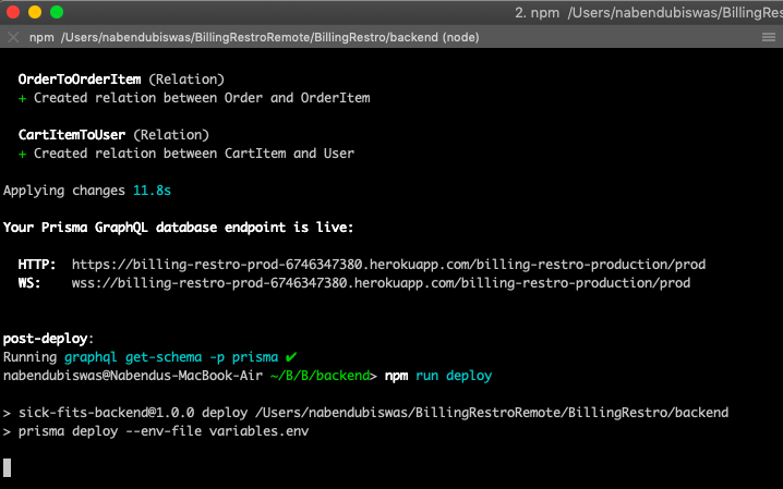 npm again
