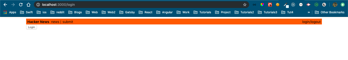 Login button