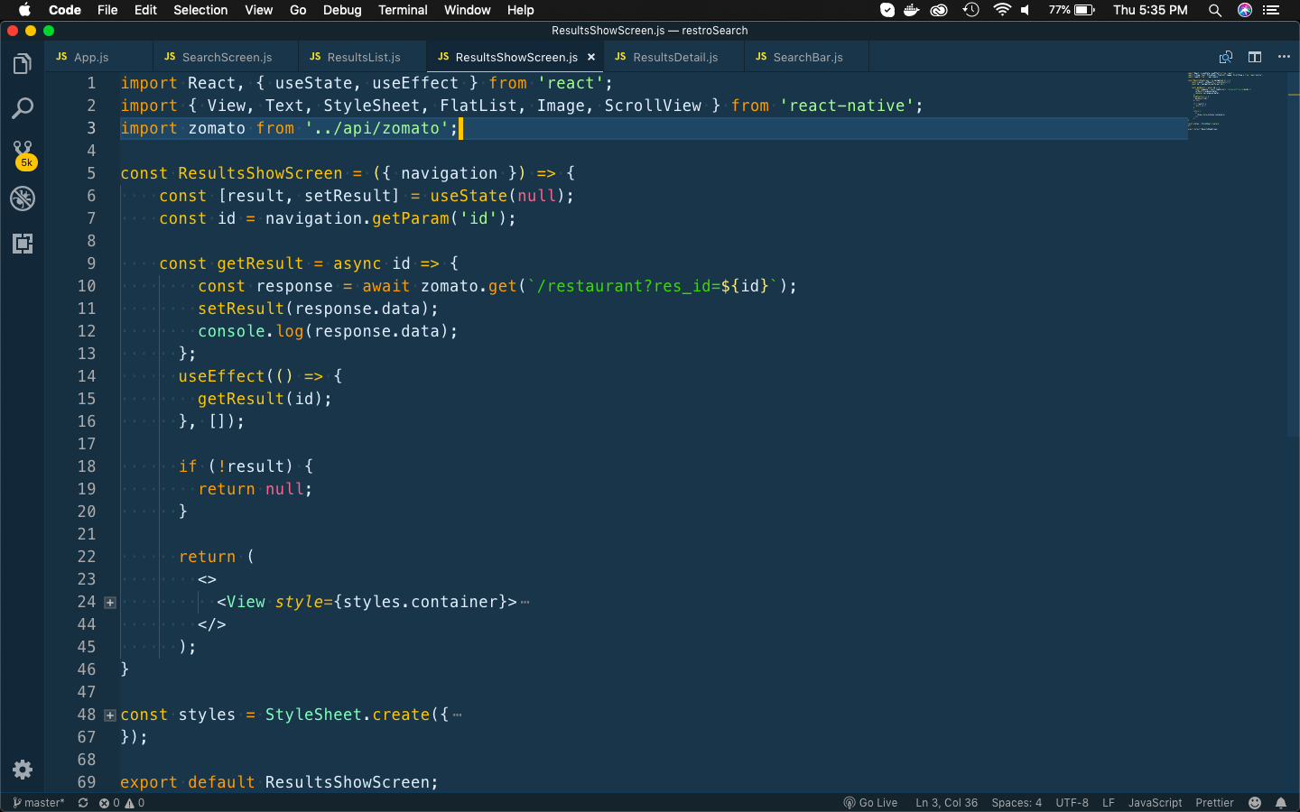 ResultsShowScreen