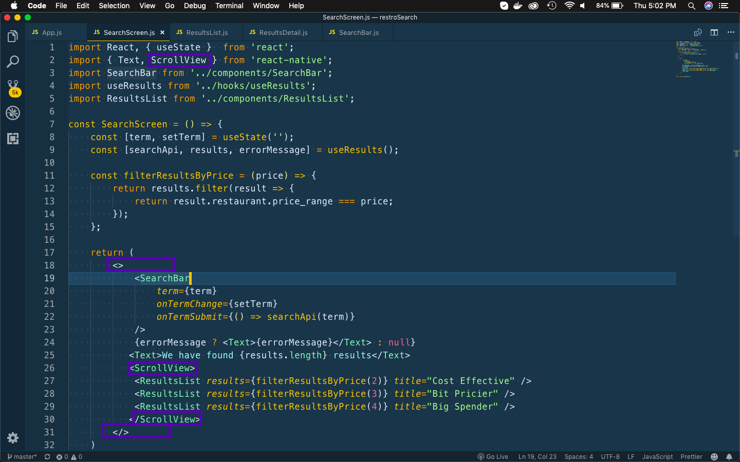 Scroll Issue