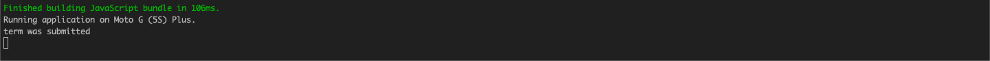 console log