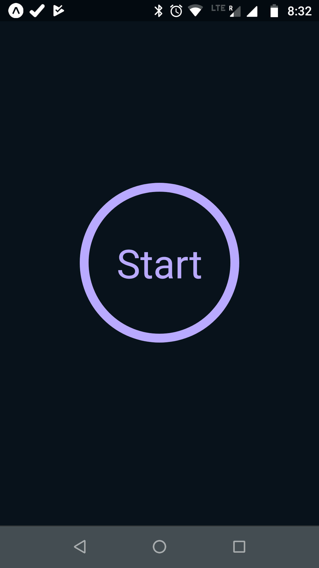 Round button