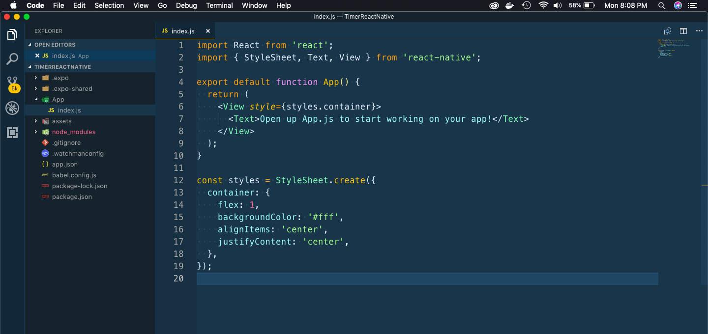 updated index.js