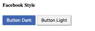 facebook dark button