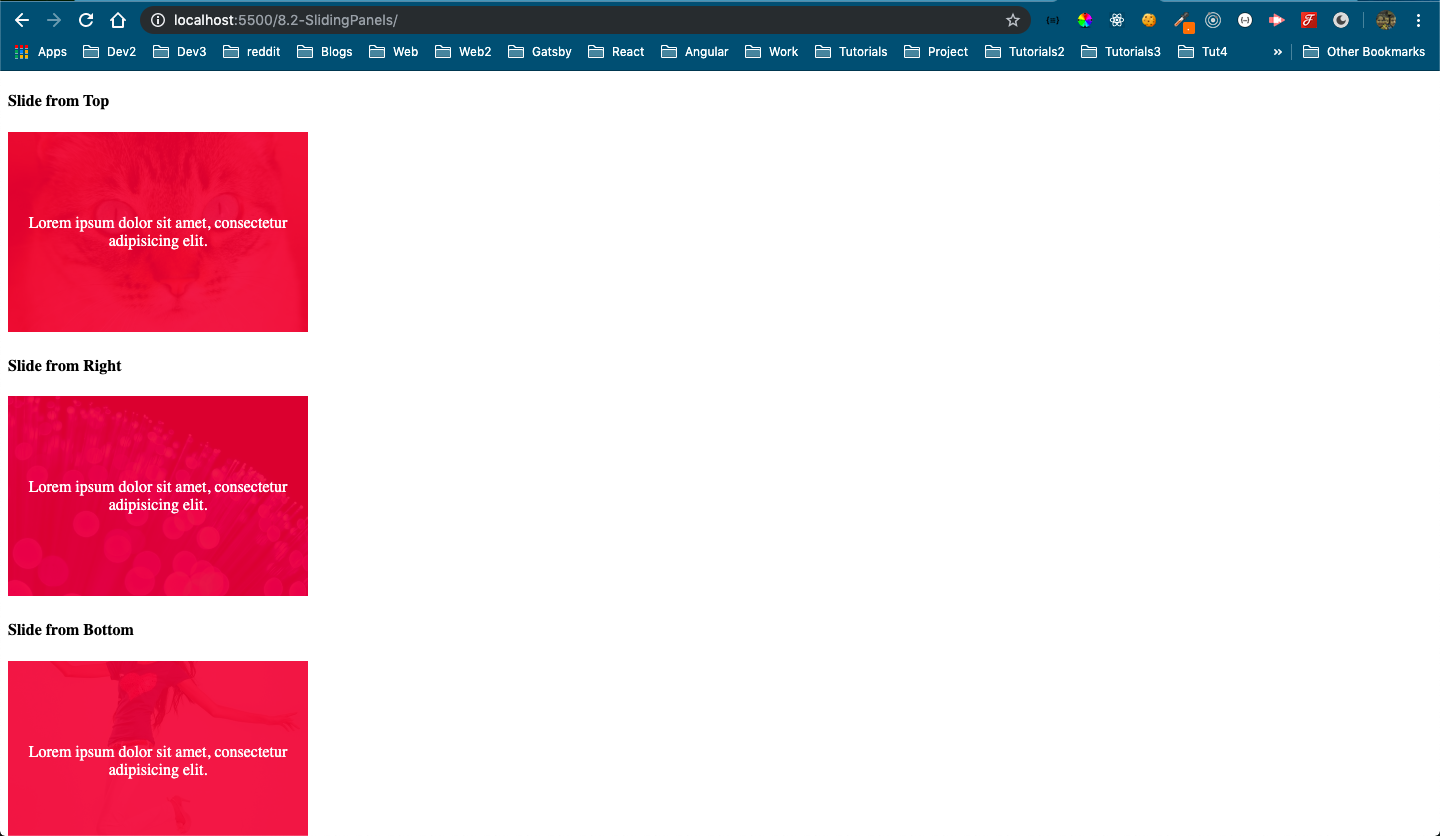 All images covered
