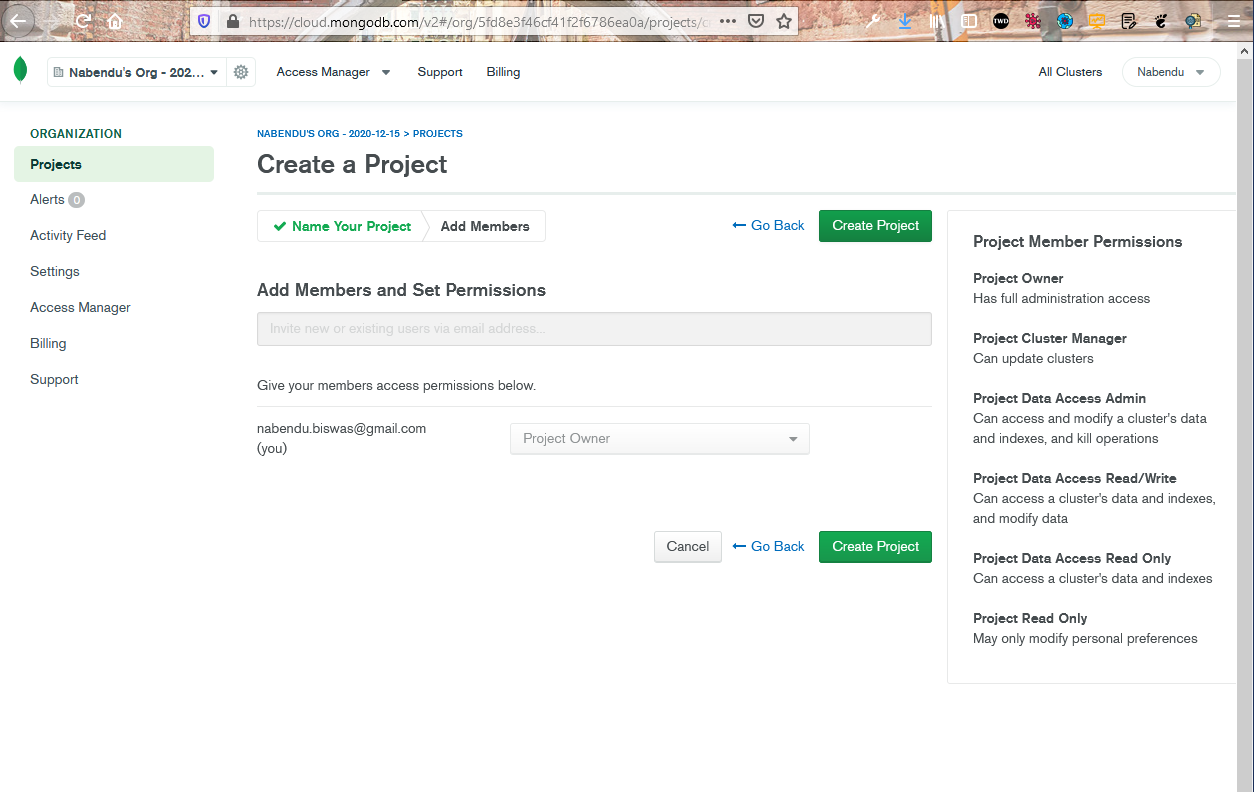 Create Project