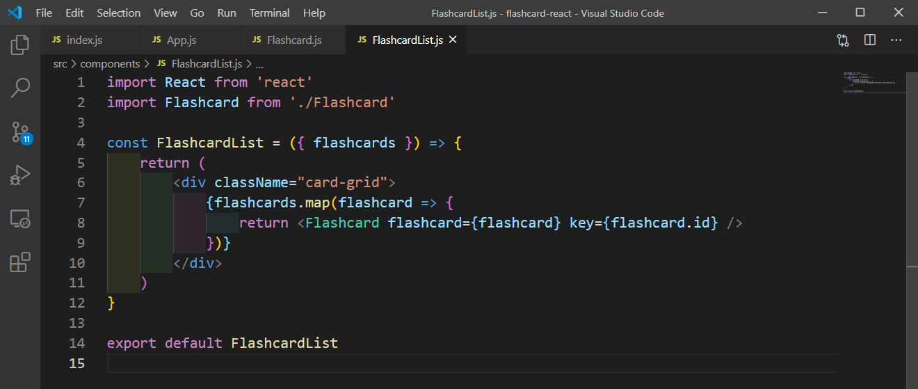 FlashcardList.js