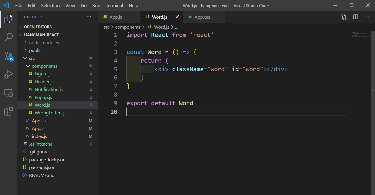 Word.js