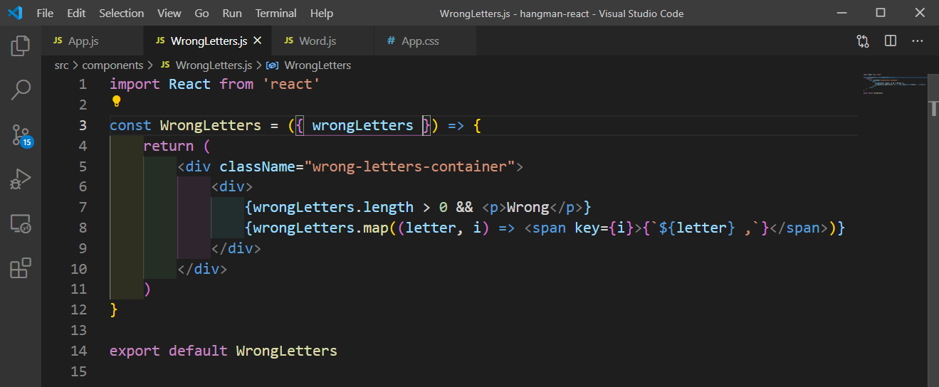 WrongLetter.js