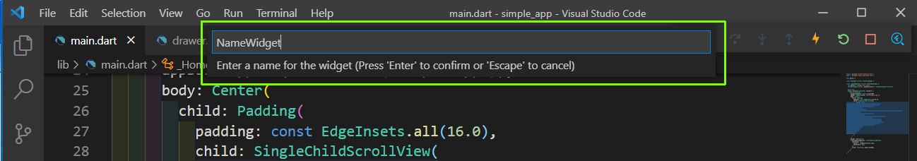 NameWidget