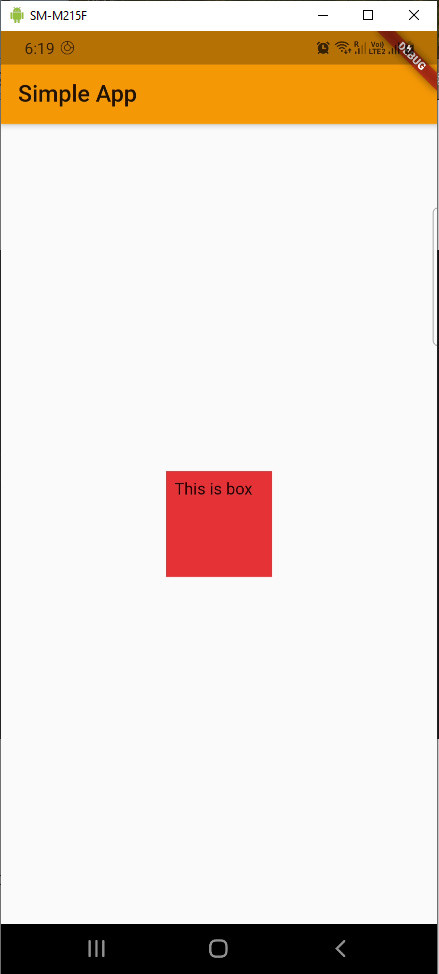 Red box
