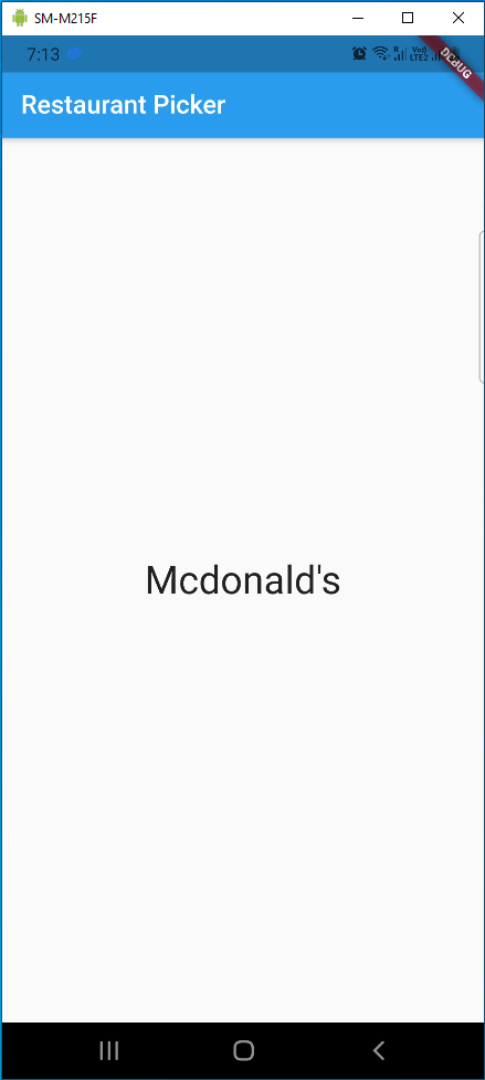 Centered Text