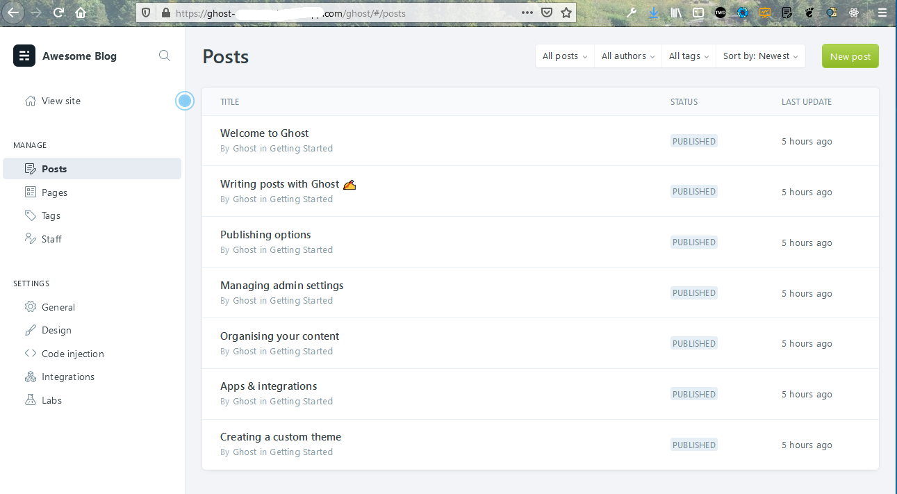 Posts