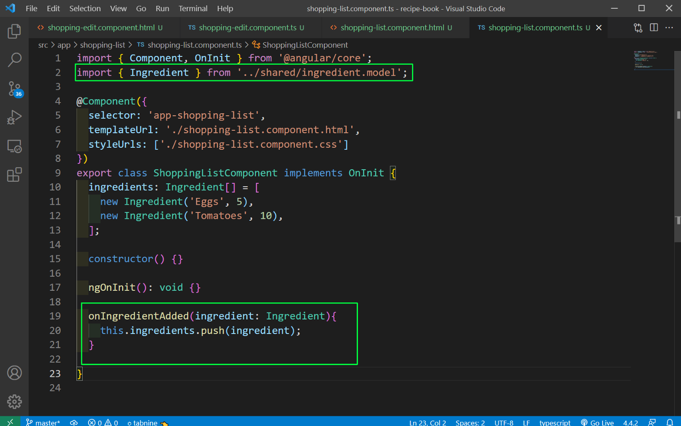 shopping-list.component.ts