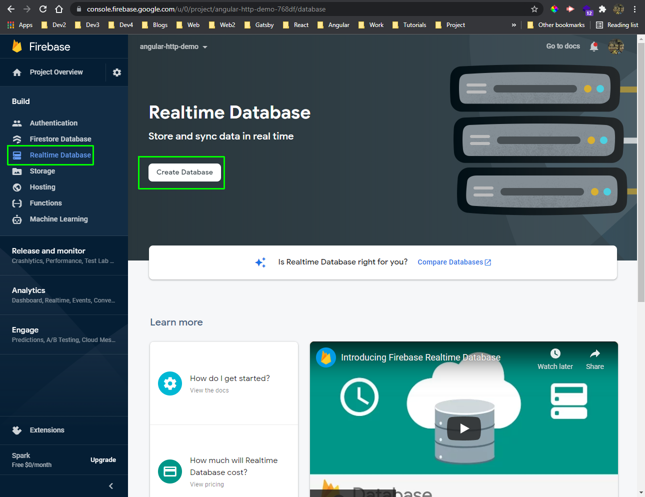 Realtime Database