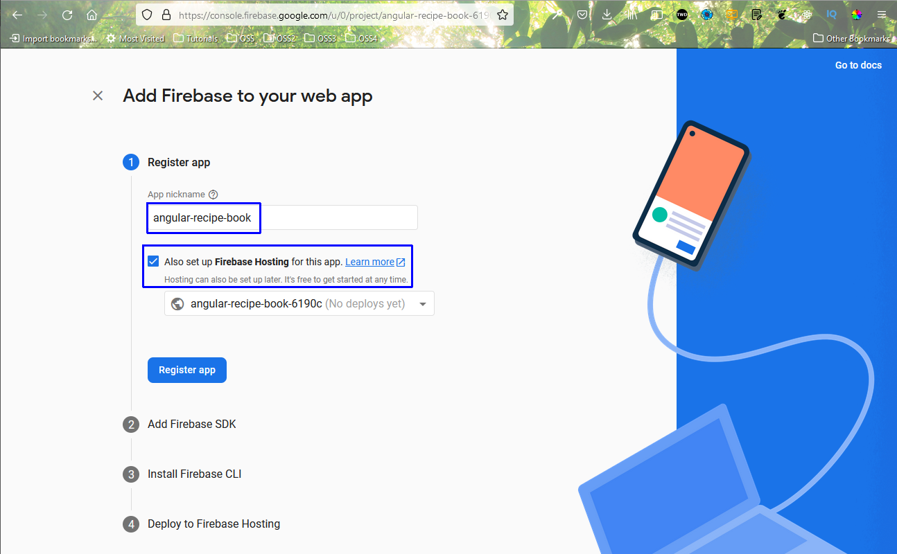 Firebase hosting
