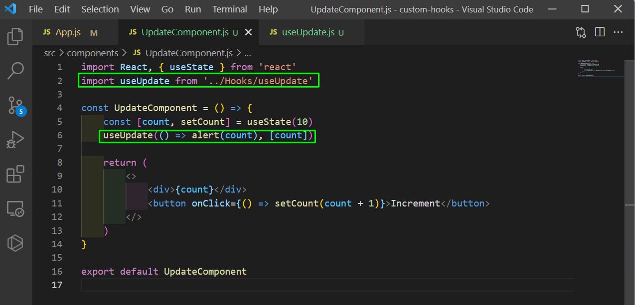 UpdateComponent.js