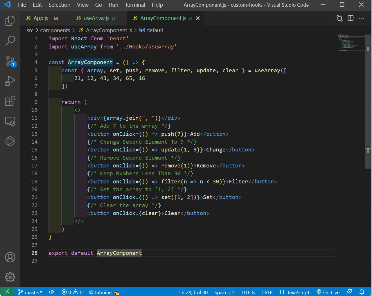 ArrayComponent.js