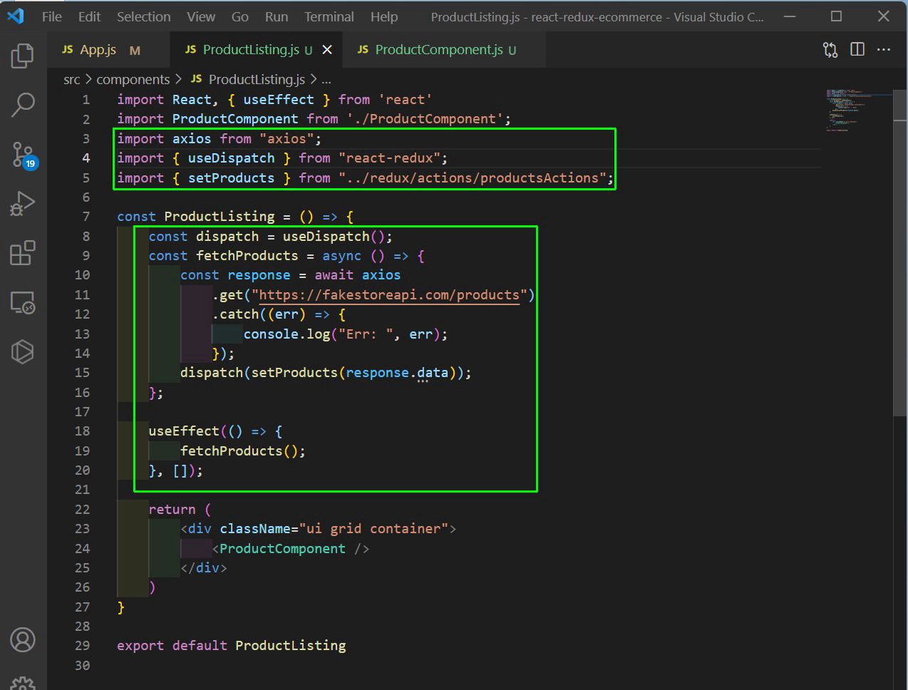 ProductListing.js
